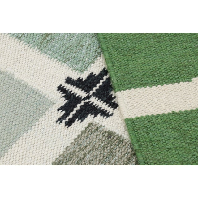 Textile Rug & Kilim’s Scandinavian Style Rug With Colorful Geometric Patterns For Sale - Image 7 of 7