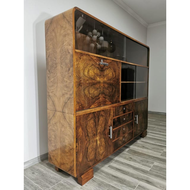 Cupboard attributed to Jindrich Halabala, 1940s For Sale - Image 3 of 18