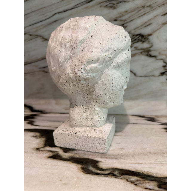 Plaster Greek lady bust.