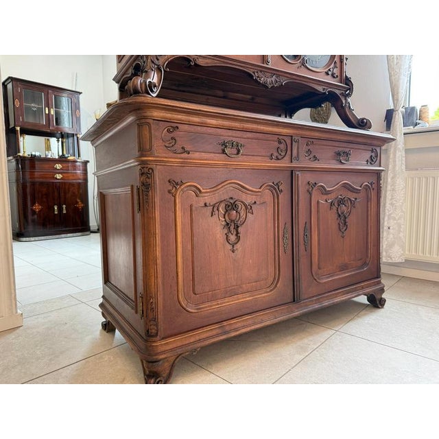 Baroque Altar Cabinet in Oak For Sale - Image 13 of 16