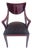 Contemporary Hollywood Recency Style Lacquered Wood Italian Attributed to Pietro Costantini Arm Chair For Sale