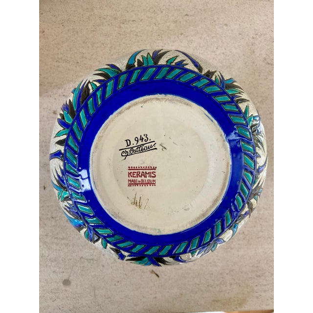 1920s Earthenware Vase by Charles Catteau for Keramis, 1920s-1930s For Sale - Image 5 of 7