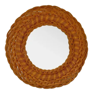 Wicker Mirror, 1960s