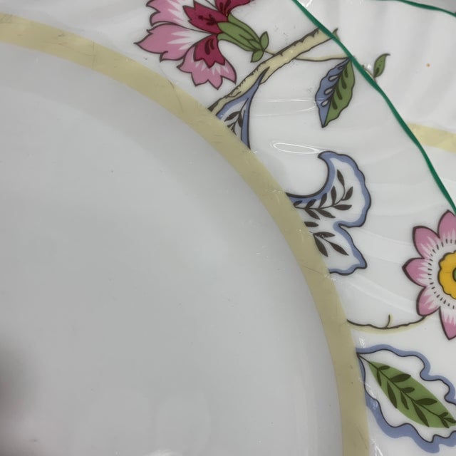 1990s Dinner Plates “Haddon Grove” by Minton Set of 5 For Sale In Chicago - Image 6 of 6