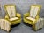 A Pair of Hollywood Regency Upholstered Lounge Chairs by Silver Craft. Circa 1960s For Sale - Image 4 of 12