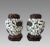 Early 20th Century Rare Republic Peony & Iron Brown Crackle Glaze Chinese Ginger Jars With Wood Stands & Reticulated Tops, a Pair For Sale - Image 5 of 10