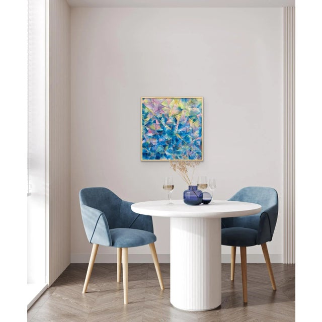 "Spring Dalliance" Original Abstract Collage For Sale - Image 9 of 12