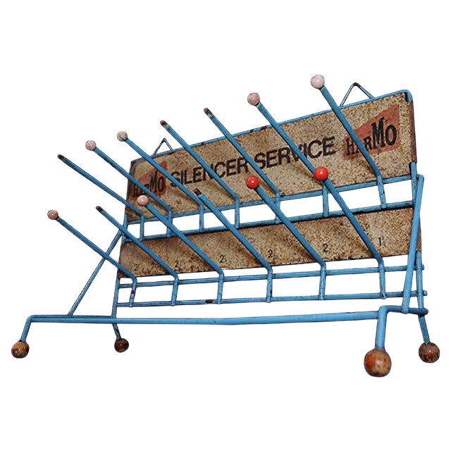 Silencer Service Shop Display & Hanging Rack from Harmo Exhaust, 1970s For Sale