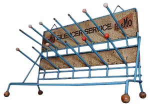 Silencer Service Shop Display & Hanging Rack from Harmo Exhaust, 1970s