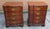 John Widdicomb Pair John Widdicomb Co. George III Style Block Front Mahogany Bedside Chests For Sale - Image 4 of 11