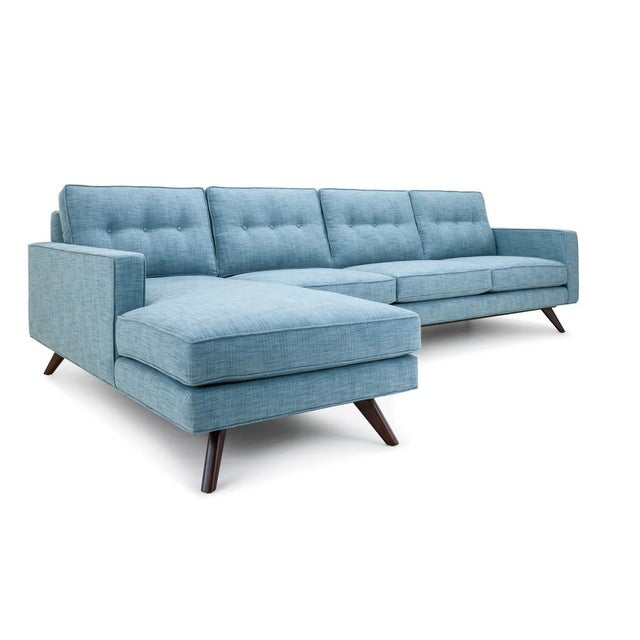 Clad Home MidCentury Style Tufted Sectional Chairish