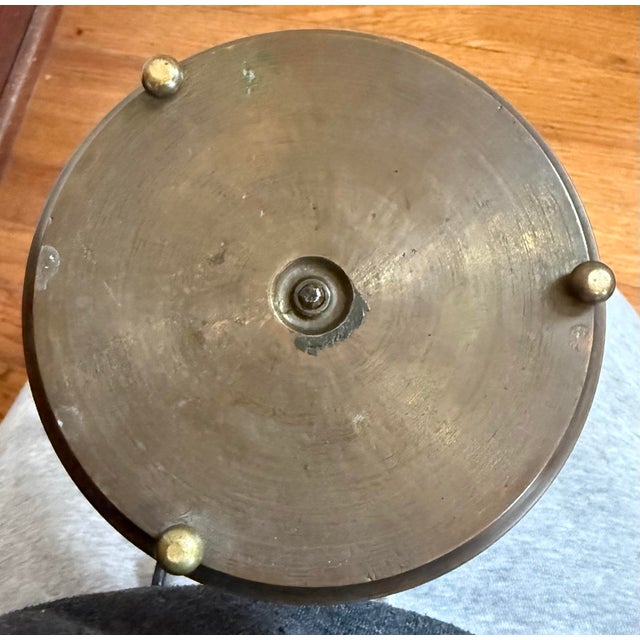 19th Century Bronze Parakeet Perch Matches or Inkwell Candlestick Holder For Sale In Chicago - Image 6 of 10