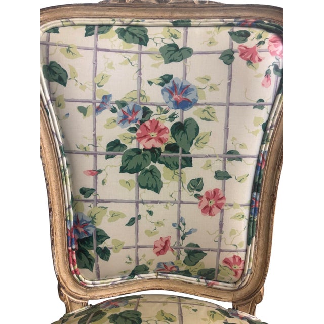 Six French Louis XV Style Laminate Dining Chairs For Sale - Image 9 of 12
