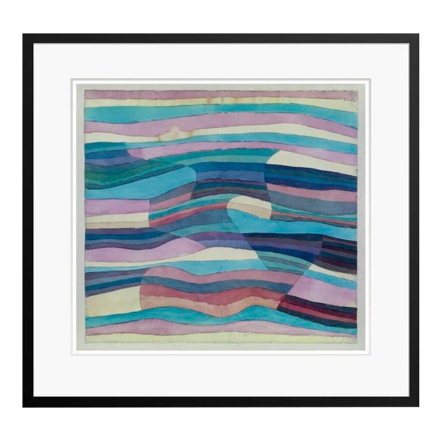 Paul Klee 'Moving Thresholds' Archival Pigment Print Framed in Black Reproduction For Sale