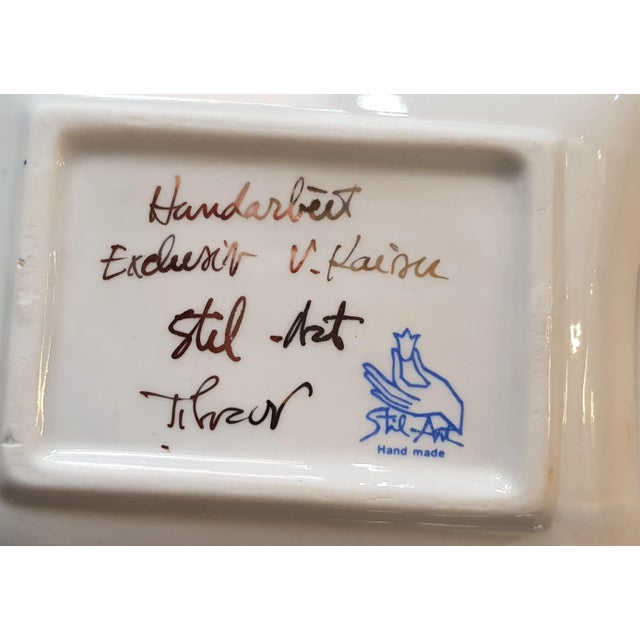 Handmade Porcelain Service Set from Stilart, 1980s, Set of 9 For Sale - Image 4 of 8