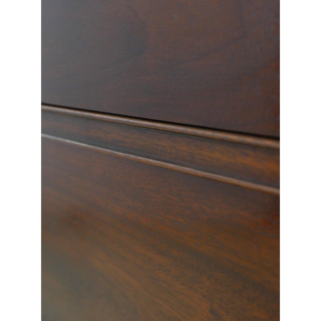 Baker Chippendale Mahogany High Chest of Drawers For Sale - Image 14 of 16