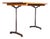 French Cast Base Café Dining Table, 1930s For Sale