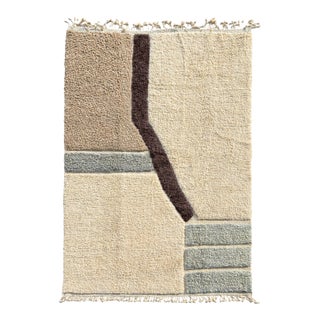 Modern Minimal Area Rug For Sale