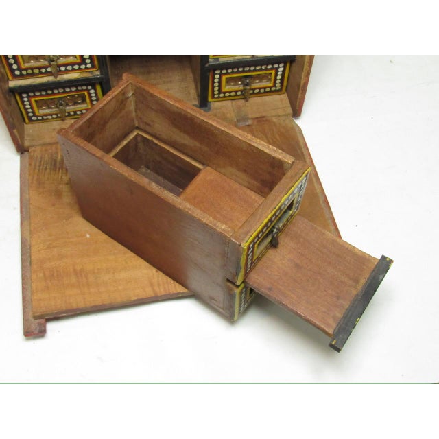 Painted Anglo Indian Collectors Box For Sale - Image 11 of 12