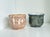 This pair of handcrafted, individually designed ceramic plant pots comes from a small, unknown German ceramics workshop...