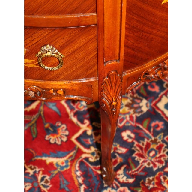 Pair of Early 20th Century Marble Top Louis XV French Style Commode Nightstands For Sale - Image 15 of 15