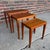 Mid-Century Modern Severin Hansen Jr. Danish Modern Teak Nesting Tables for Haslev, Set of 3 For Sale - Image 3 of 12
