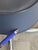 Vintage Swivel Office Chair in Grey Chrome Faux Leather in the style of Roneo, 1950s For Sale - Image 12 of 18