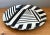 Wood Vintage Geometric Lacquer Decorative Tray For Sale - Image 7 of 12