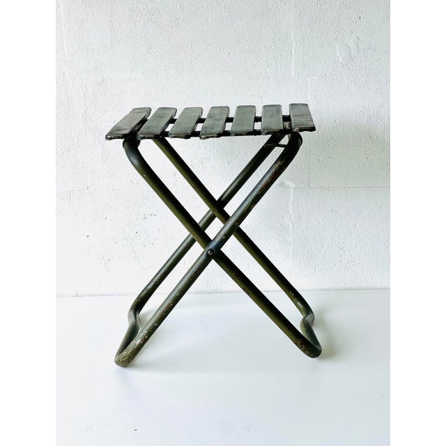 Industrial Folding Metal Chair, 1970s For Sale - Image 15 of 18
