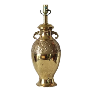 1970s Brass Dragon Urn Lamp Attributed to James Mont