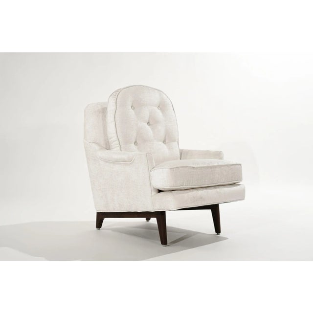 Mid 20th Century Edward Wormley for Dunbar Janus Collection Chair and Footstool, C. 1950s For Sale - Image 5 of 13
