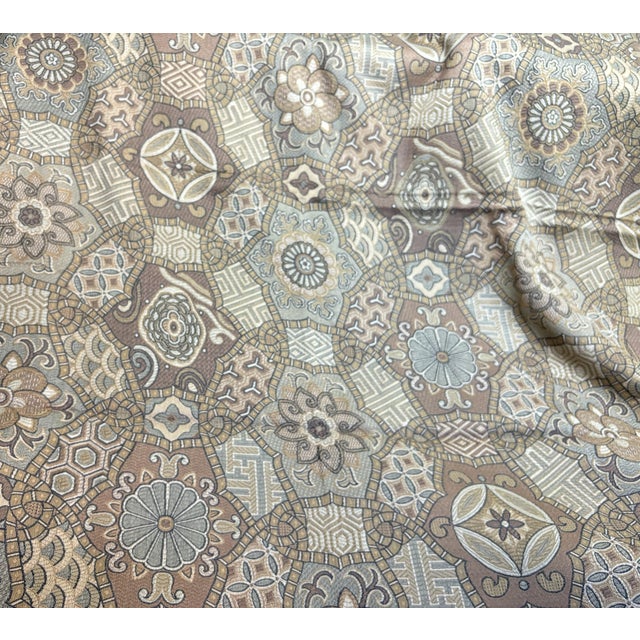 Clarence House Viscose & Cotton Brocade 1/2 Panel For Sale In Chicago - Image 6 of 6