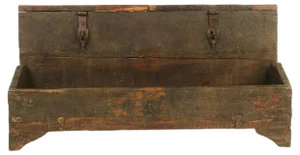 Workshop Chest in Patinated Wood, 1940s
