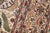 1990s Beauttiful Floral Nagi Pak-Persian Ivory/Ivory Wool Rug - 9'1'' X 12'2'' For Sale - Image 5 of 9