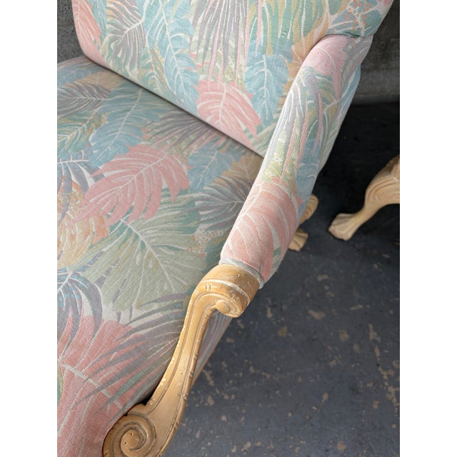 A Pair of Palm Beach Regency Coastal Style Bergere Armchairs by Sherrill Furniture. Circa 1980s For Sale - Image 14 of 18