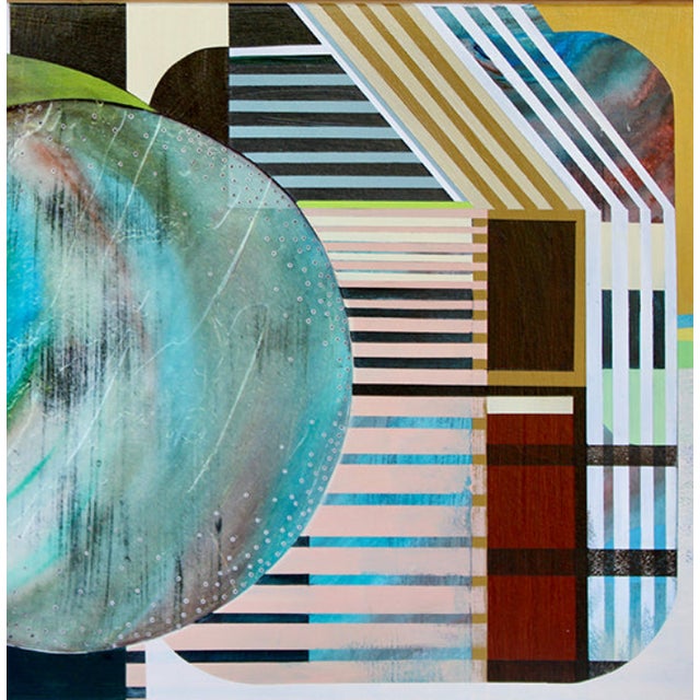 Contemporary Painting "Suspended Between" by Mary Crane Nutter For Sale - Image 4 of 4