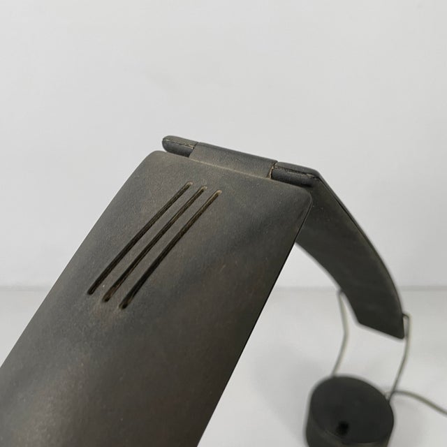 Italian Modern Black Dove Table Lamp by Mario Barbaglia and Marco Colombo for Paf, 1980s For Sale - Image 9 of 16