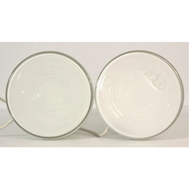 Large Art Glass Table Lamps by Bergboms, Sweden, 1960s, Set of 2 For Sale - Image 10 of 11