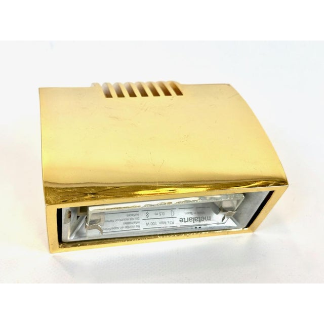 Brass Arqui Sconce by Arch M. Sergi and Oscar Devesa for Metalarte, 1980s For Sale - Image 10 of 18