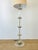 Vintage 1970s Karl Springer Style Acrylic & Brass Fax Bamboo Floor Lamp tall floor lamp clear acrylic with brass faux...