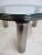 1960s Vintage Mid-Century Round Floating Chrome Lamp End Table Pedestal For Sale - Image 5 of 7