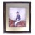 Jockey W/ Blue & Brown Stripe Silks Watercolour by Joshua Dighton For Sale