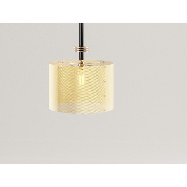 Dédale I Pendant Lamp in Brass with Steel and Aluminium by Marine Breynaert For Sale - Image 4 of 6