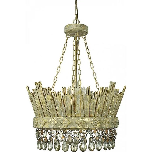 Transitional Provence Home Chandelier Overall measurements (inches) 29H x 24.50W x 24.50D. Overall Condition is New....
