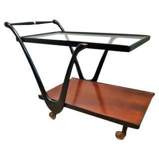 Teak Trolley by Cesare Lacca, Italy, 1950s For Sale