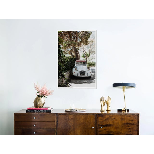 Contemporary Eyelashes by Natalie Obradovich in White Framed Paper, Medium Art Print For Sale - Image 3 of 4