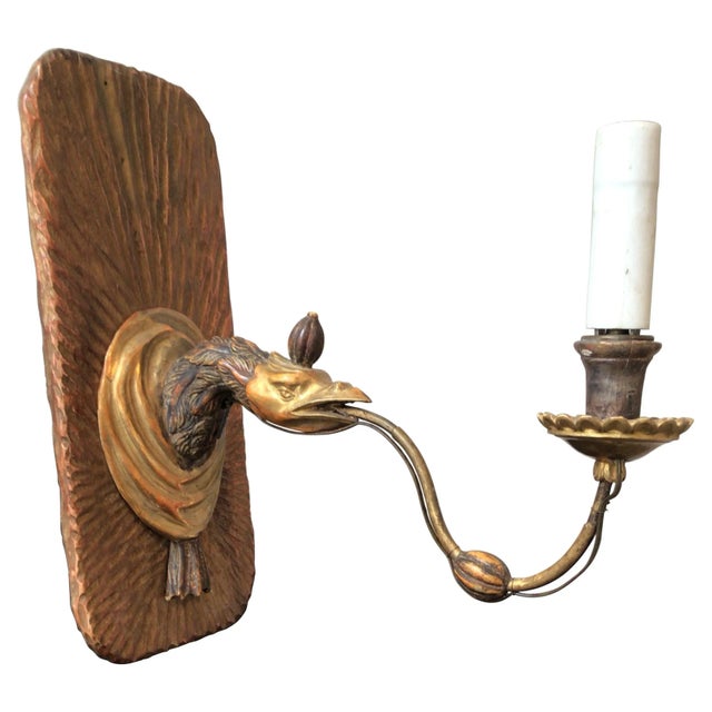 1890s Giltwood Eagle Sconce For Sale - Image 11 of 11