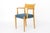 Mid-Century German Beechwood Armchair with Blue Upholstery, 1960s For Sale - Image 4 of 10