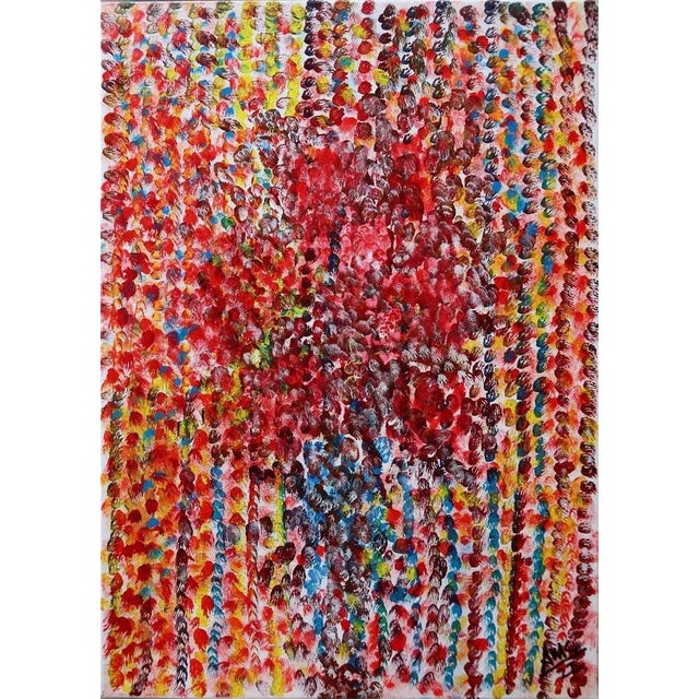 Flowers among flowers is a beautiful acrylic painting realized by the Italian artist Anna Maria Caboni in 2022. This...