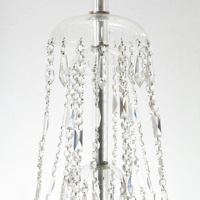 Antique Bohemian Crystal Chandelier, 1890s For Sale - Image 4 of 13